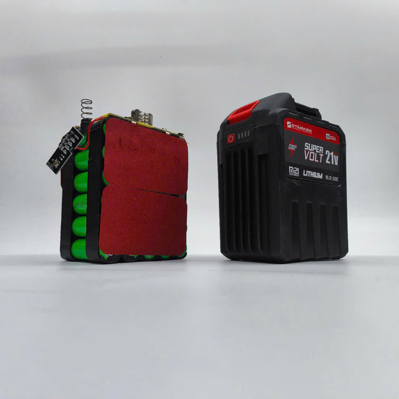 Pin Starker 30 Cells - 15Ah công suất cao chuyên dùng cho quạt và đèn - Bên trái