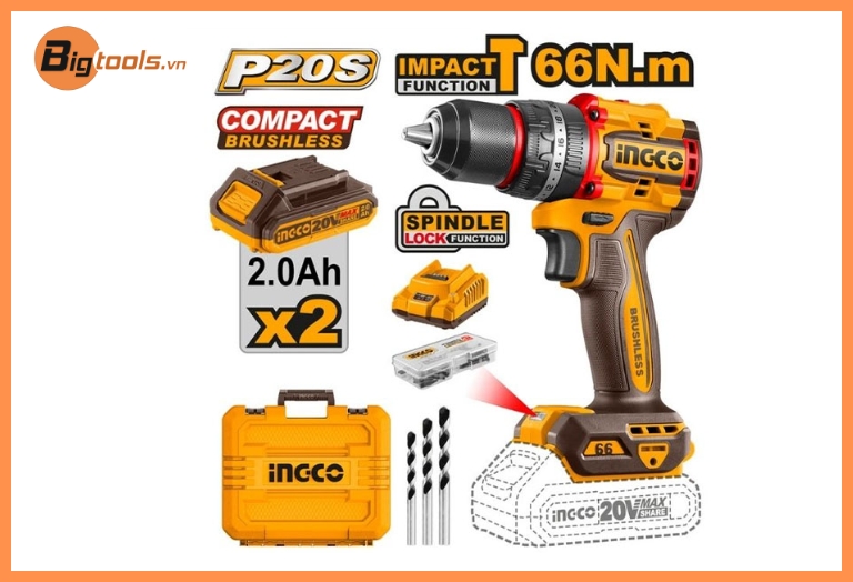 Máy Khoan Pin 13Mm HUKAN - G3 - Z1800