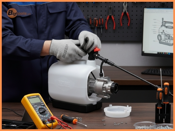 Hướng dẫn chi tiết cách sửa bình xịt thuốc trừ sâu tại nhà từ chuyên gia.