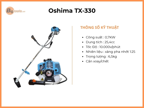 Máy cắt cỏ Oshima TX-330