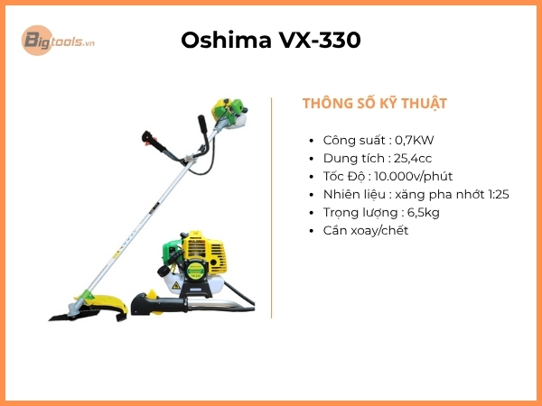 Máy cắt cỏ Oshima VX-330