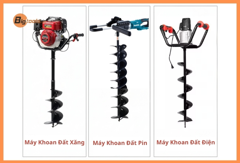 So sánh các loại máy khoan lỗ trồng cây chạy xăng, dùng pin và chạy điện.