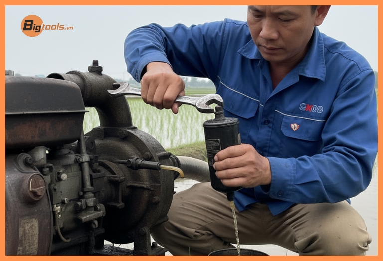 Triệu Chứng 1 Máy Bơm Dầu Không Nổ Hoặc Khó Nổ