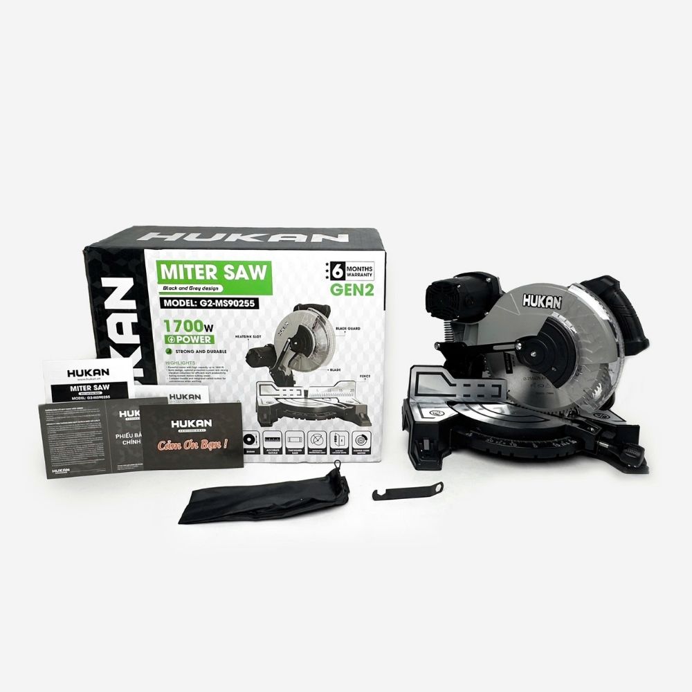 Hộp và Máy Cắt Nhôm G2-MS90255 GEN 2 1700W