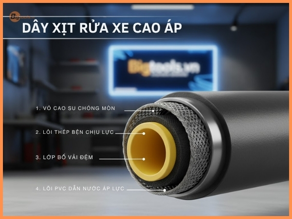 Tại Sao Chọn Đúng Dây Xịt Áp Lực Là Quyết Định Sáng Suốt