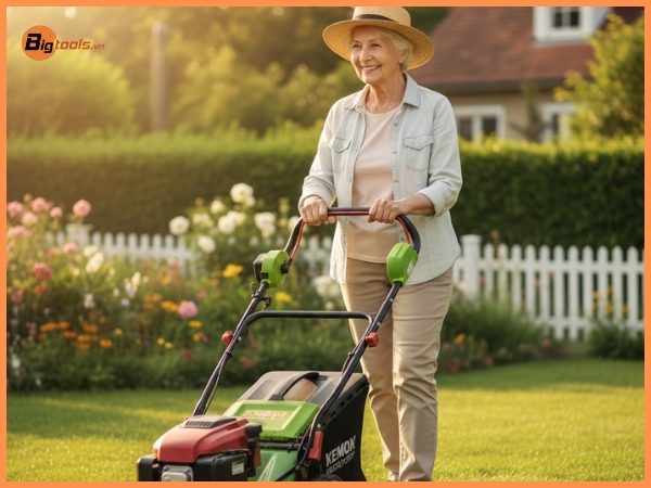 Trải Nghiệm Chăm Sóc Sân Vườn Dễ Dàng Với Máy Cắt Cỏ Đẩy Tay