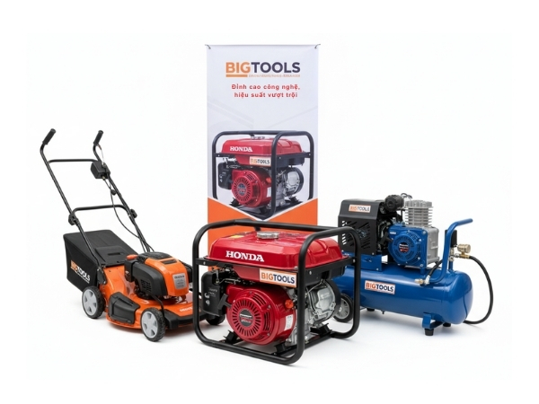 Ứng dụng động cơ diesel 4 kỳ, máy phát điện động cơ 4 thì, máy cắt cỏ 4 thì tại Bigtools