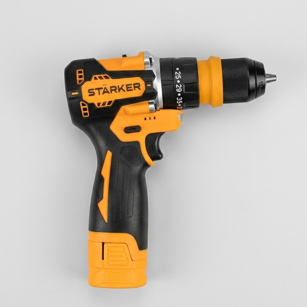 Bộ máy khoan 10mm STARKER 16,8Volt SK-904QUICK (Bộ 2 pin + Sạc)