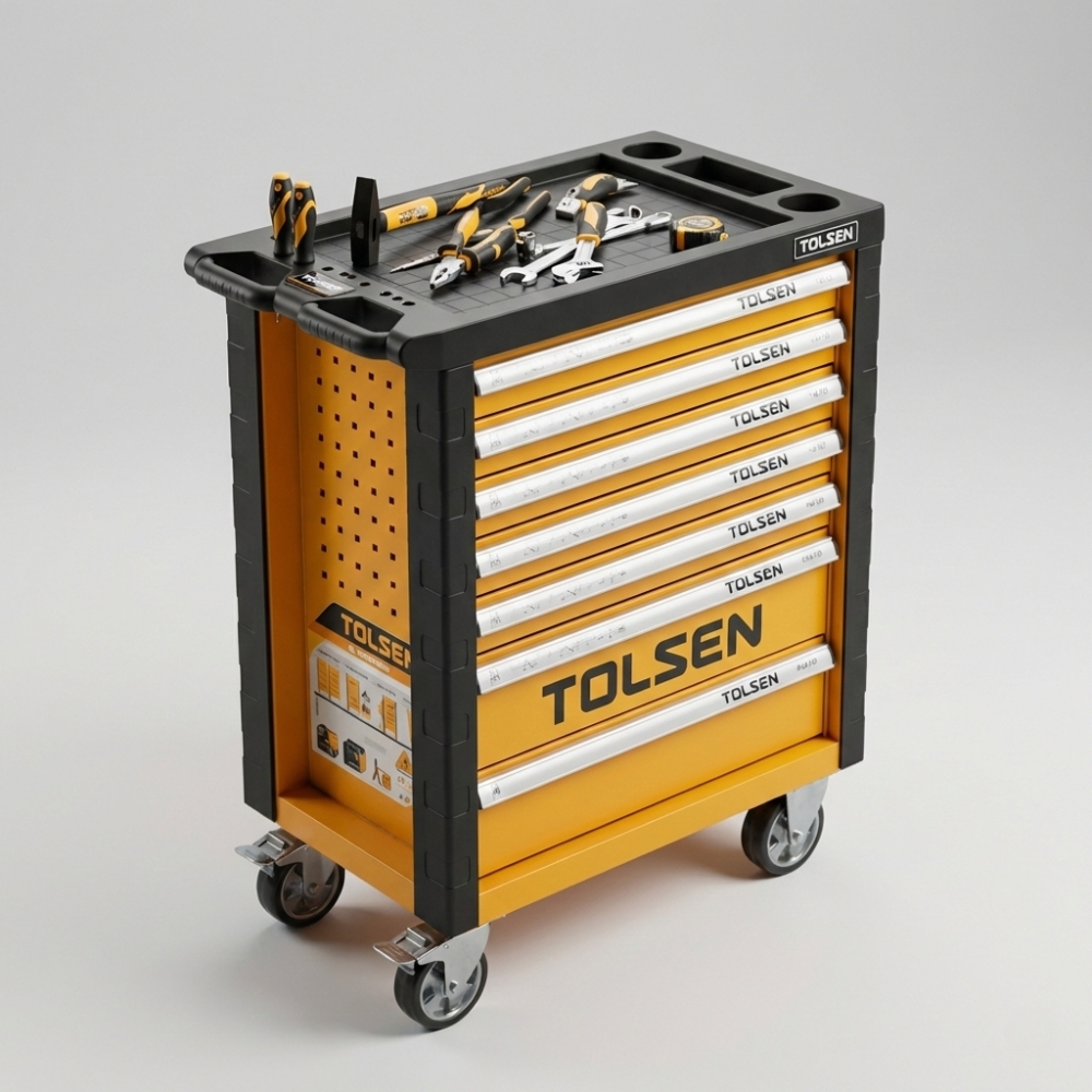 Tủ Đựng Đồ Nghề 6 Ngăn Dụng Cụ 175 Chi Tiết Tolsen 85410