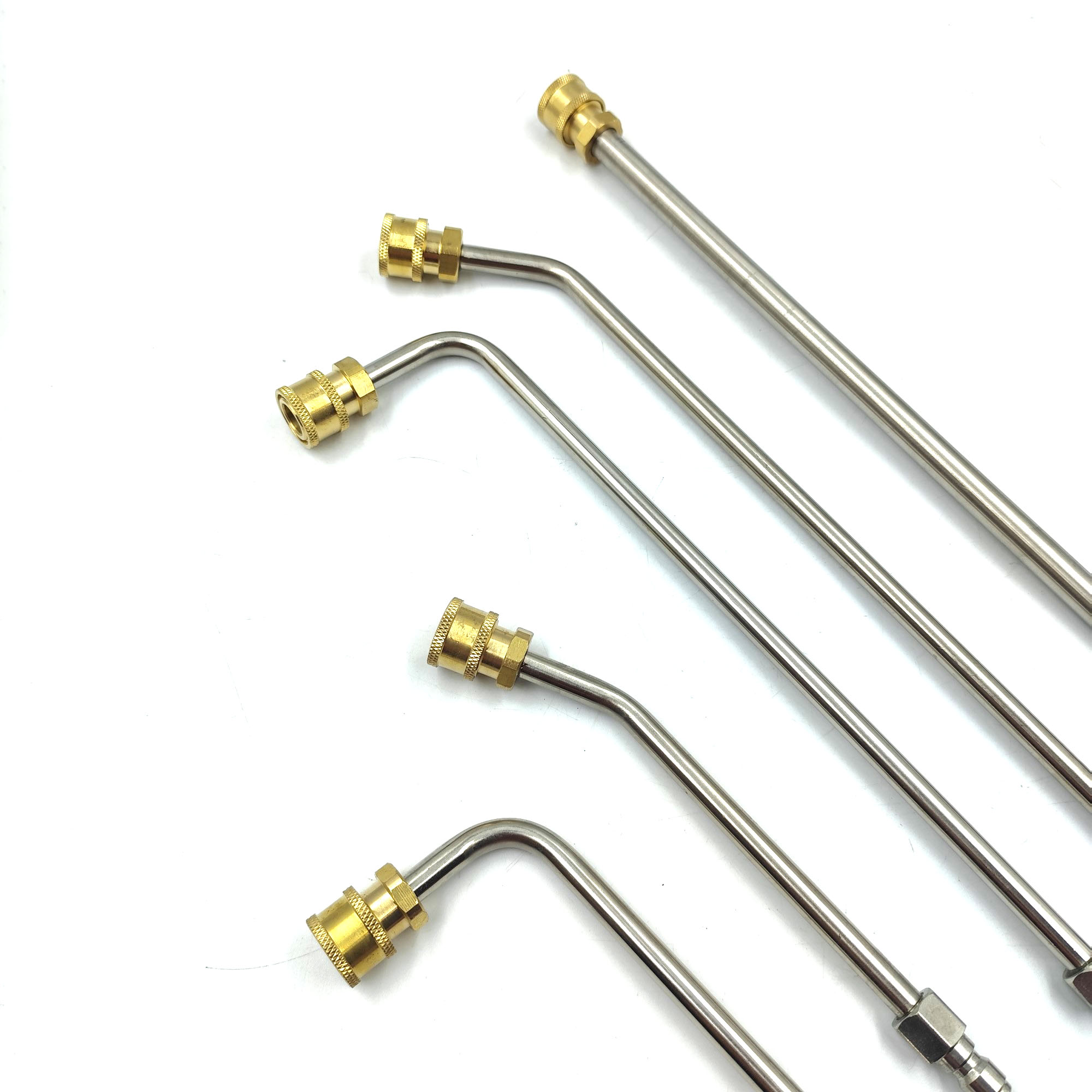 Cần xịt rửa máy lạnh dài 15-30cm 2 đầu nối nhanh 90° - 135° - 180° | Cần xịt cao áp vệ sinh điều hòa