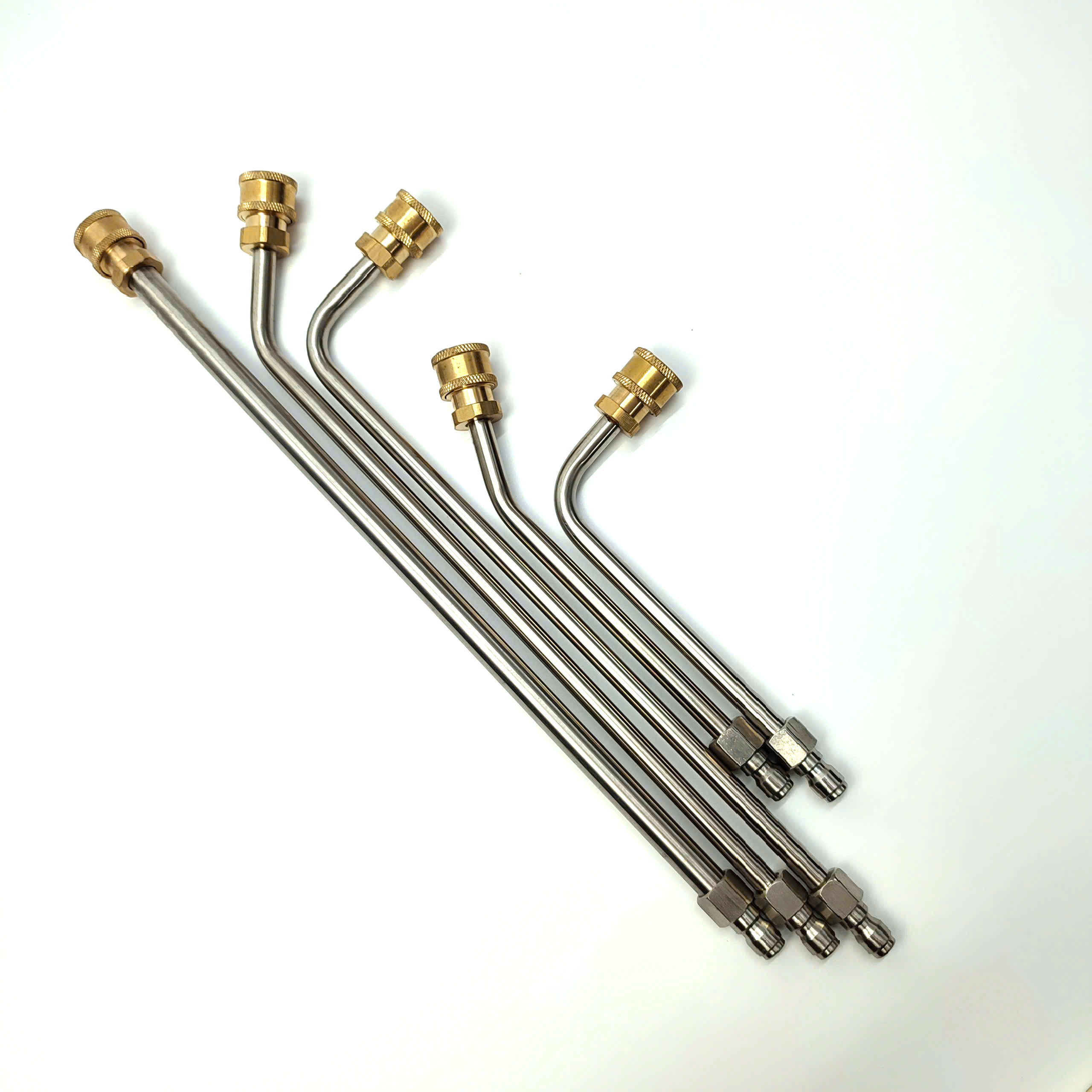 Cần xịt rửa máy lạnh dài 15-30cm 2 đầu nối nhanh 90° - 135° - 180° | Cần xịt cao áp vệ sinh điều hòa
