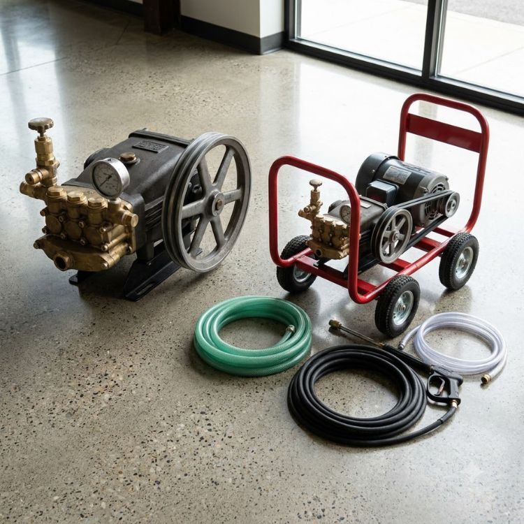 Phân biệt đầu phun áp lực và bộ máy phun áp lực hoàn chỉnh