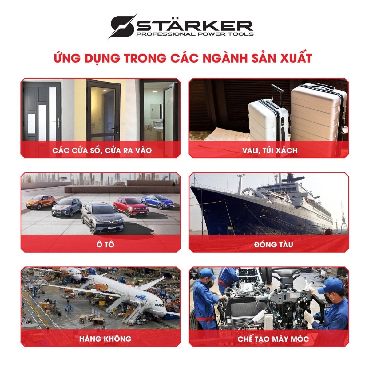 Máy rút rive STARKER SK-RV380GR