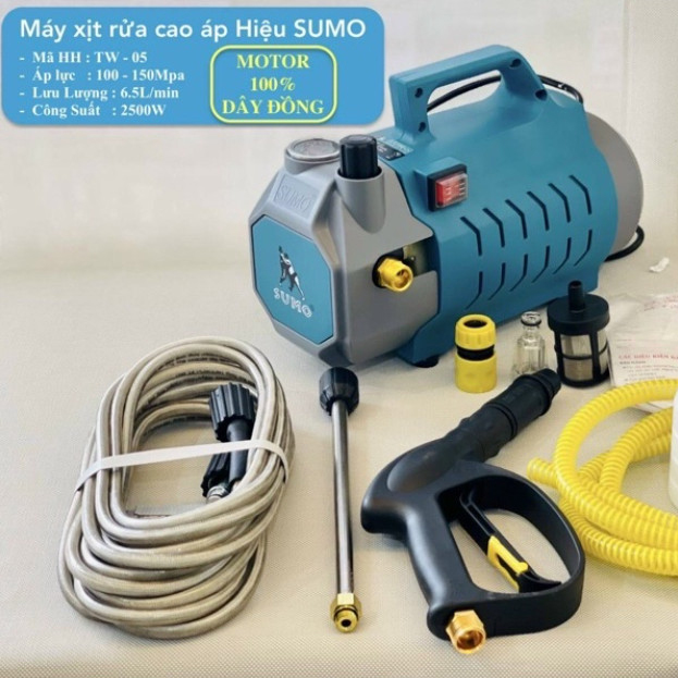 Máy xịt rửa xe chỉnh áp Sumo TW-05