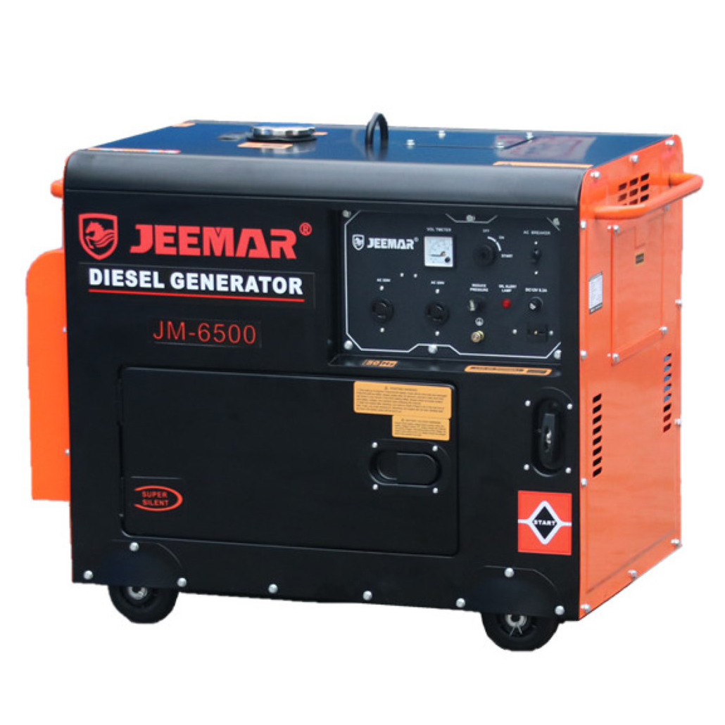 Máy phát điện dùng dầu JEEMAR 5KW (Có đề Cách âm)