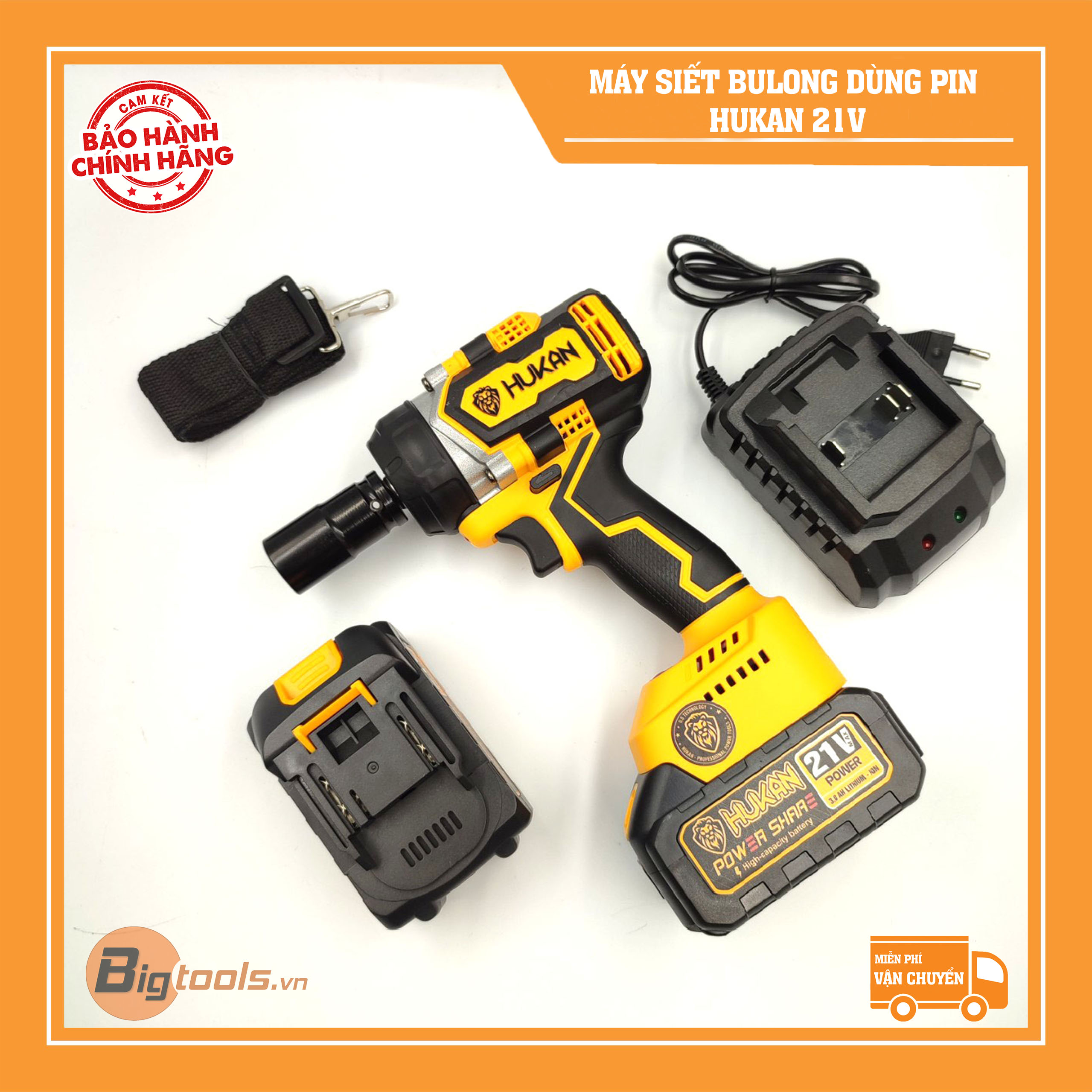 Máy siết bulong dùng Pin HUKAN HK-F60