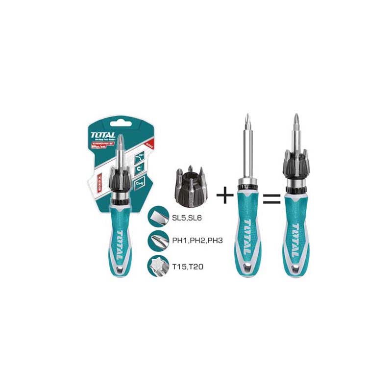 Bộ 8 tua vít TOTAL TACSD30086