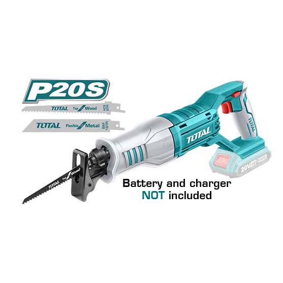 Máy cưa kiếm Pin TOTAL TRSLI1151 20V