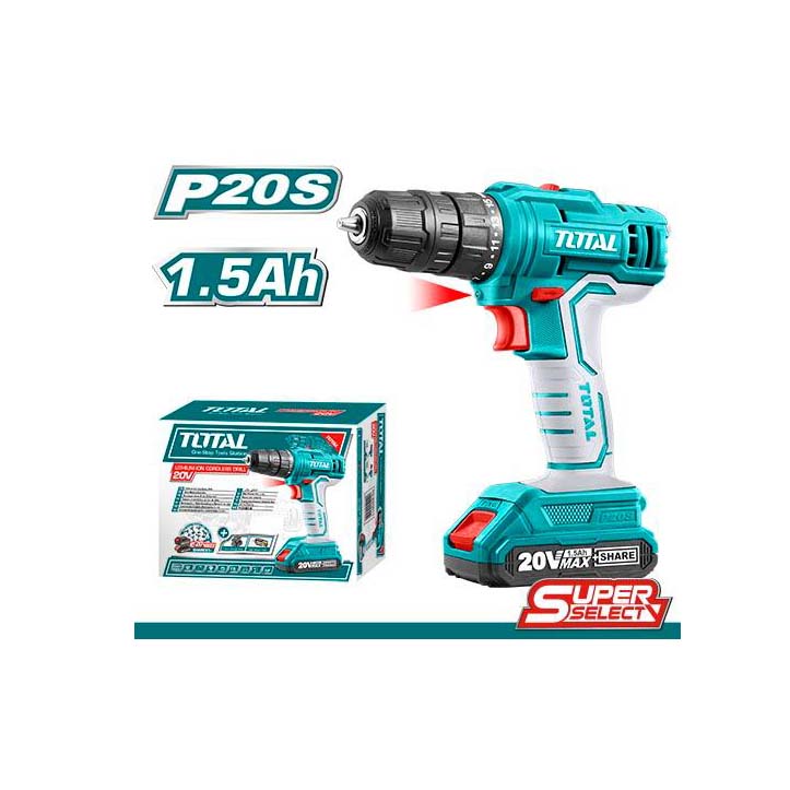 Máy khoan dùng Pin Lithium-Ion Total 20V TDLI20011