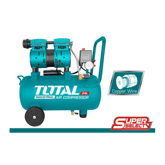 Máy nén khí không dầu 24L -(supper select) TOTAL TCS1075248T