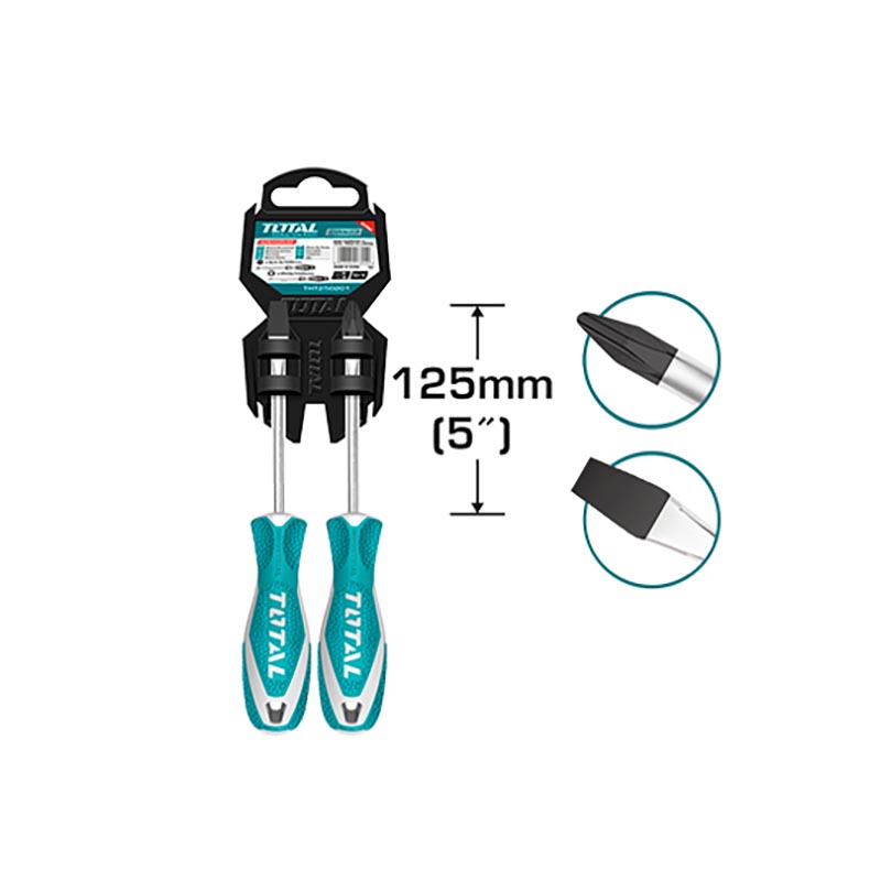 Bộ 2 tua vít TOTAL THT250201