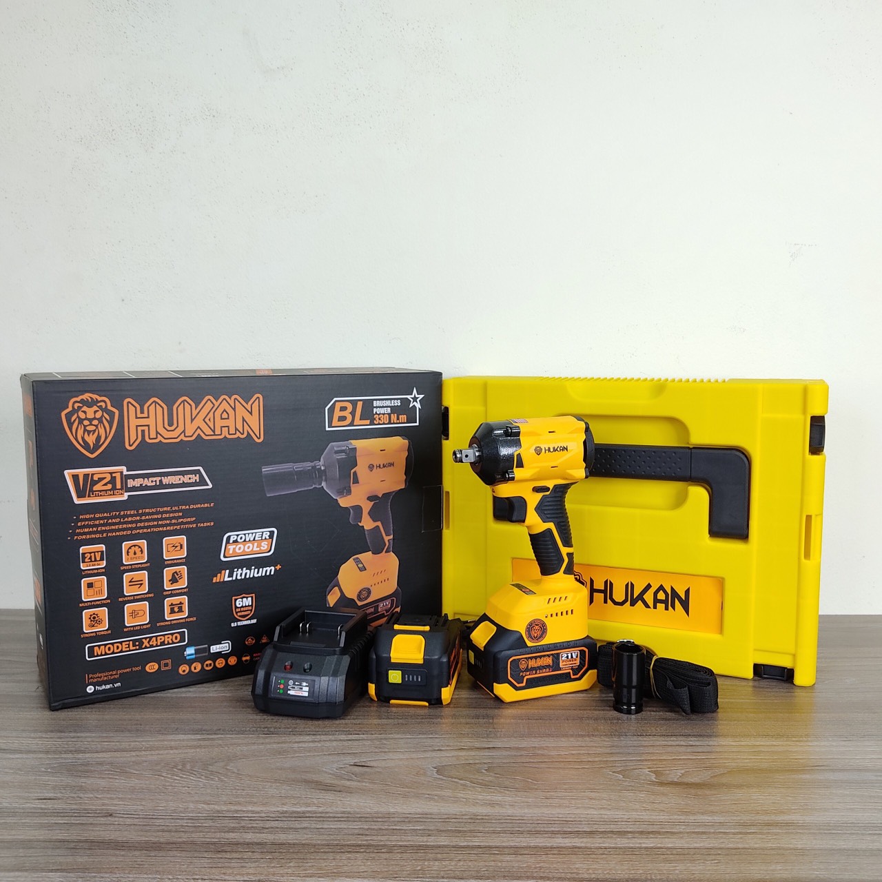 Máy siết bulong dùng Pin HUKAN X4PRO