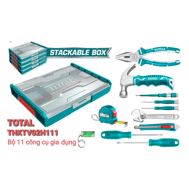 Bộ 11 công cụ gia dụng TOTAL THKTV02H111