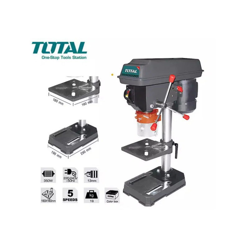 Máy khoan bàn TOTAL TDP133501 (350W-13mm)