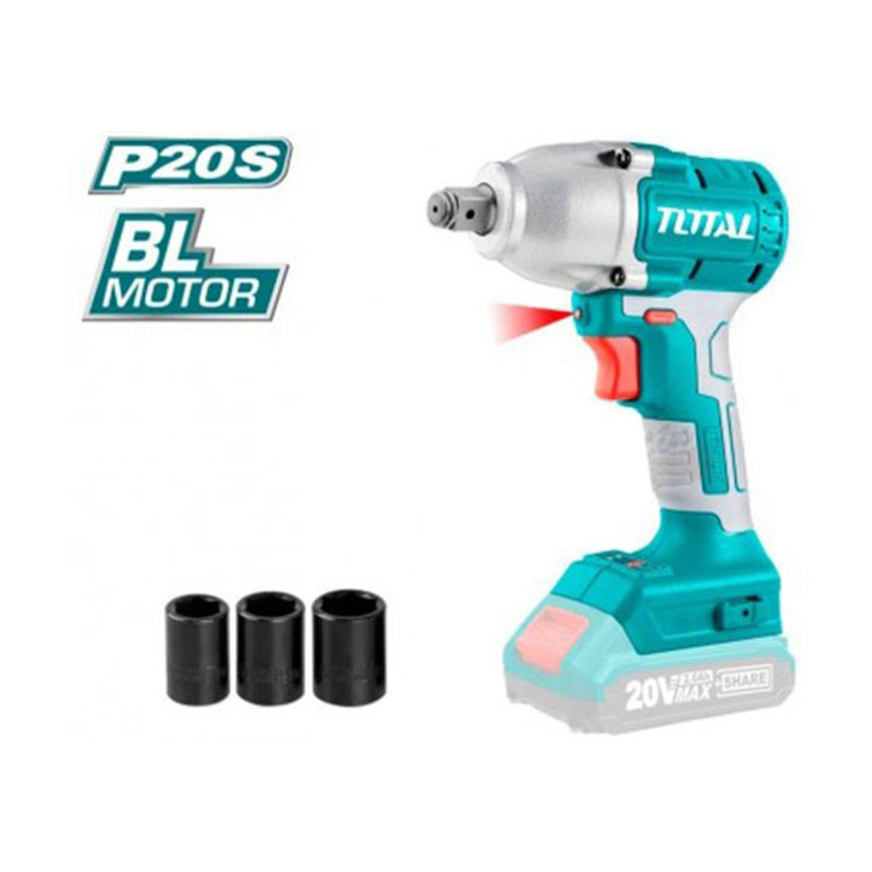 Máy Siết bulong Dùng Pin Lithium-Ion 20V TOTAL TIWLI20010