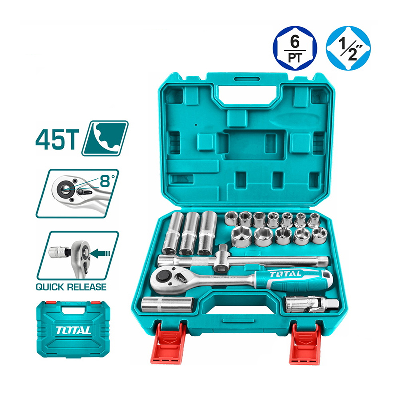 Bộ 20 đầu tiếp 1/2 inch TOTAL THT121201