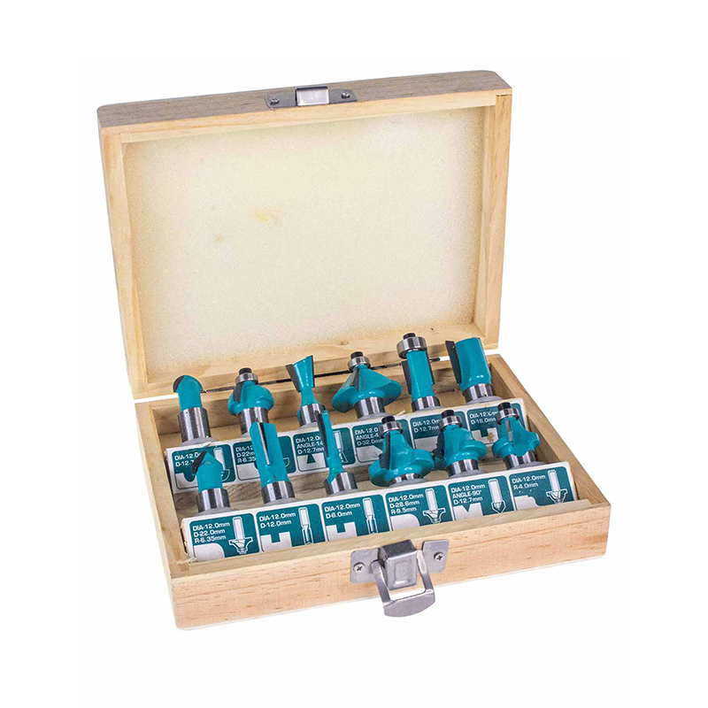 Bộ 12 mũi phay gỗ (12mm) TOTAL TACSR2121