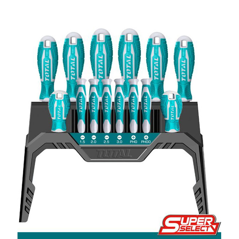 Bộ 14 tua vít chuẩn TOTAL THT250614
