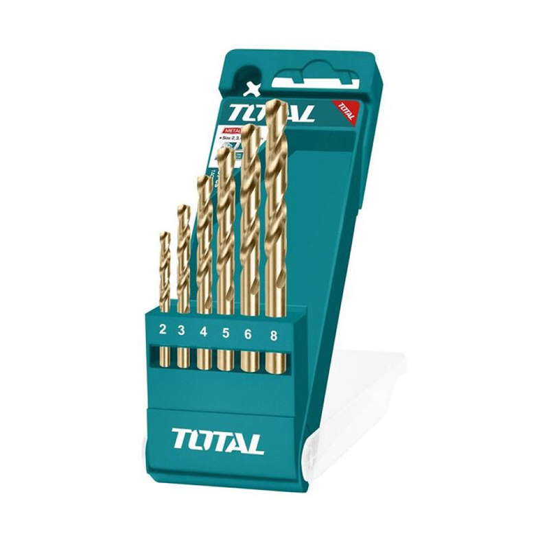 Bộ 6 mũi khoan kim loại TOTAL TACSD0065