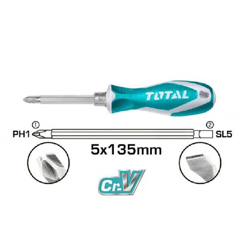 Bộ tua vít 2 trong 1 TOTAL THT250226