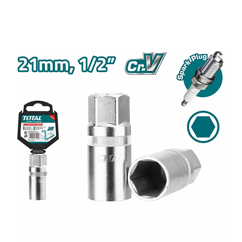 Đầu tiếp lục giác 1/2 inch 21mm TOTAL THSPS12216