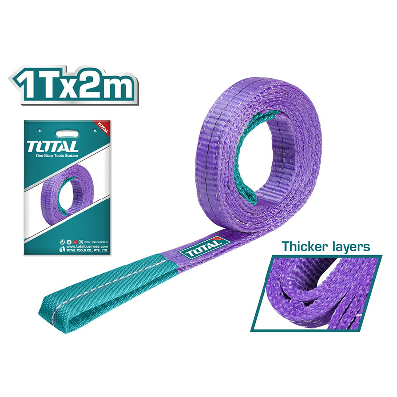 Dây cáp vải cẩu hàng 1Tx2m TOTAL THTWS0102