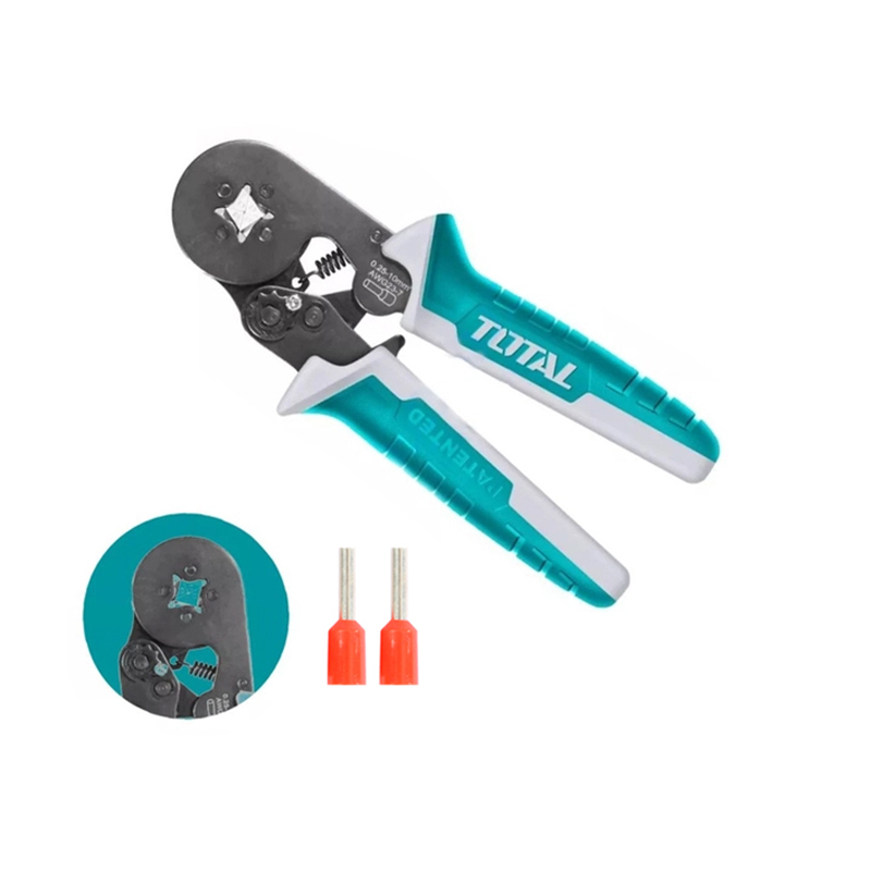Kềm bấm cos đầu dây cách điện AWG23-7 TOTAL THCPG2510