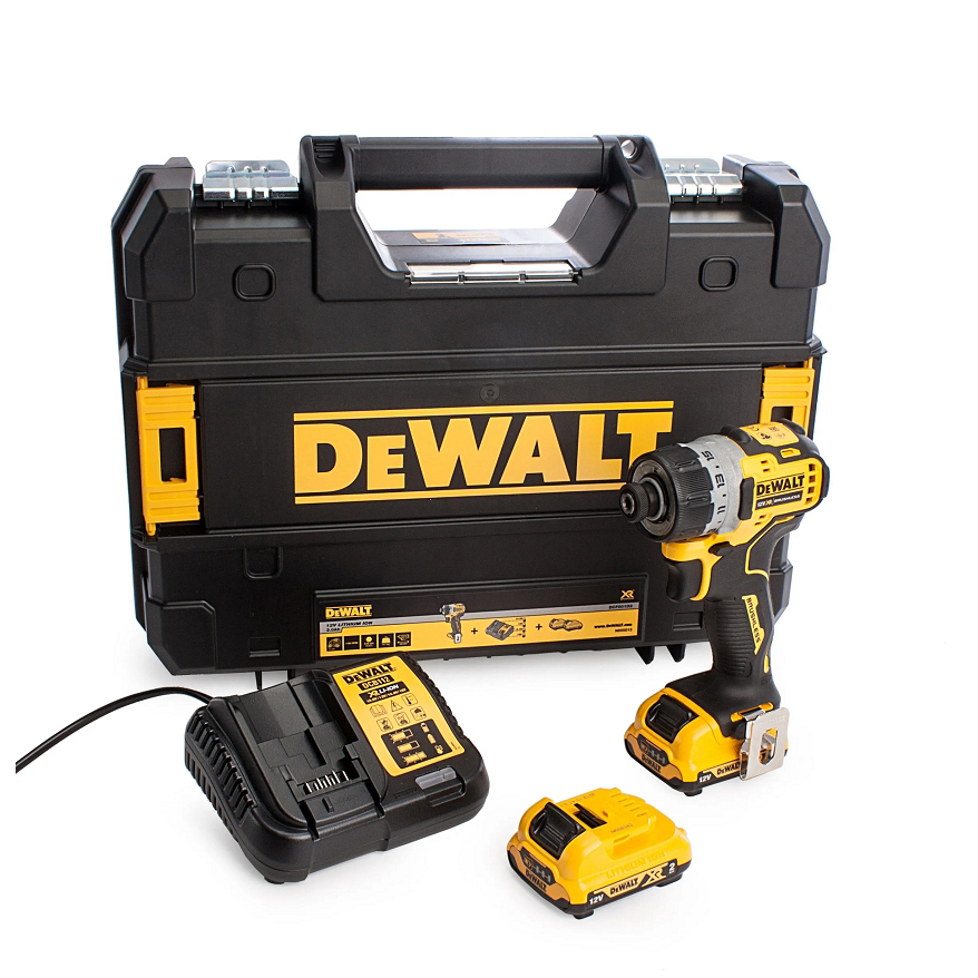 Máy vặn vít cầm tay 12V BL Dewalt DCF601D2-KR (2pin*2Ah Vali)