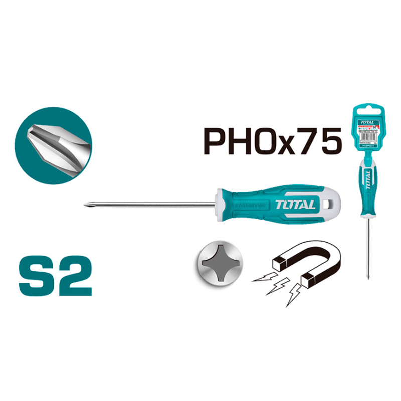 Tua vít bake 3.0x75mm TOTAL THT26PH0075