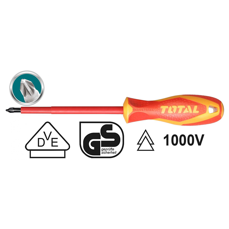 Tua vít bake cách điện TOTAL THTISPZ180