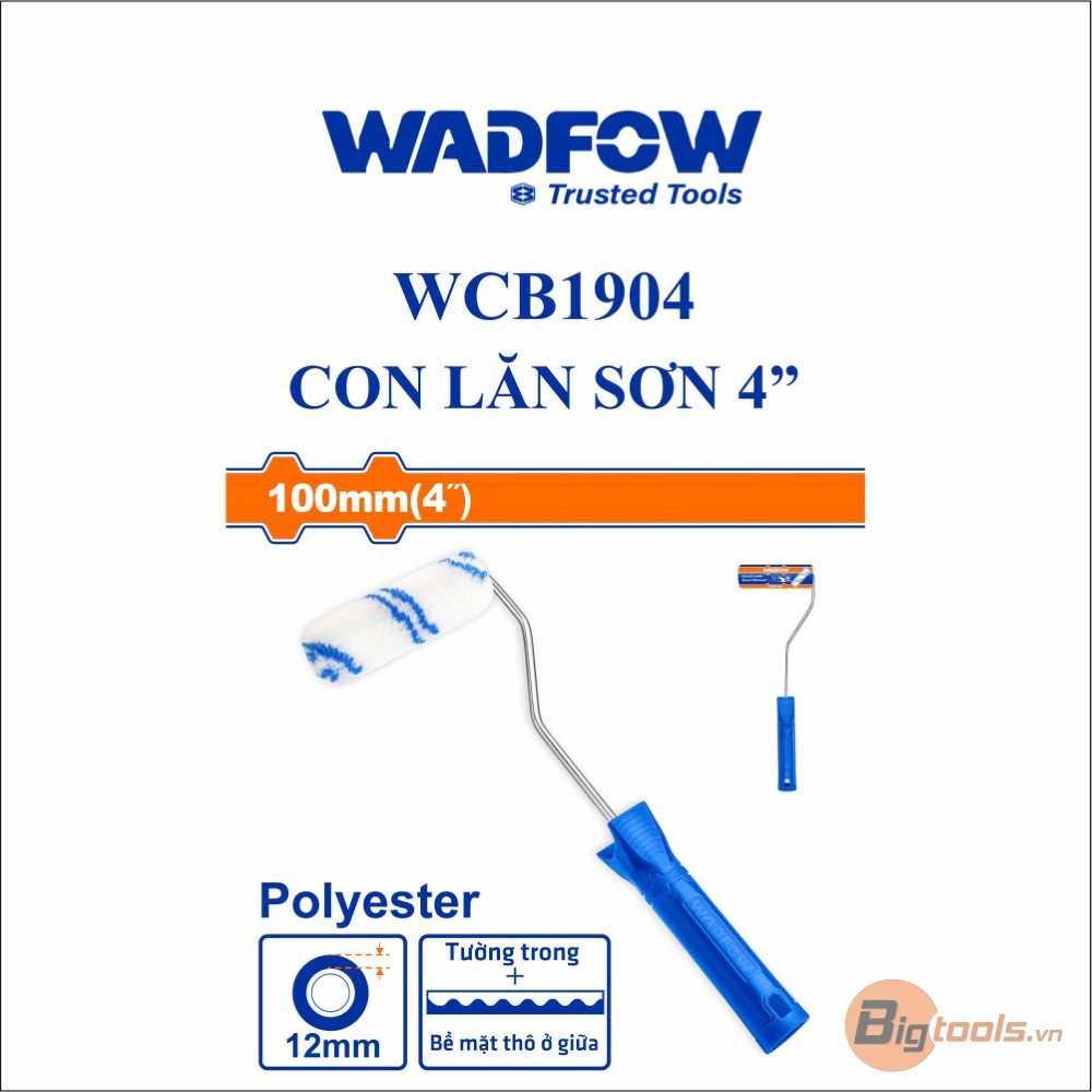 Con lăn sơn 4" WADFOW - WCB1904