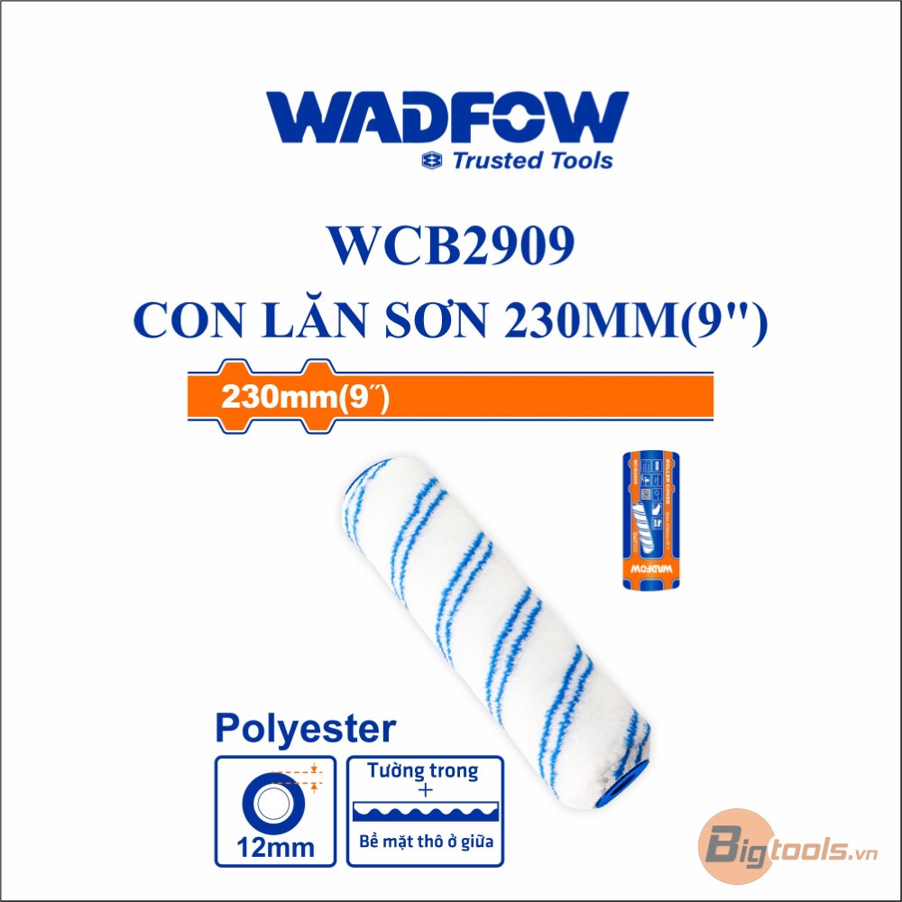 Con lăn sơn 230mm(9") WADFOW - WCB2909