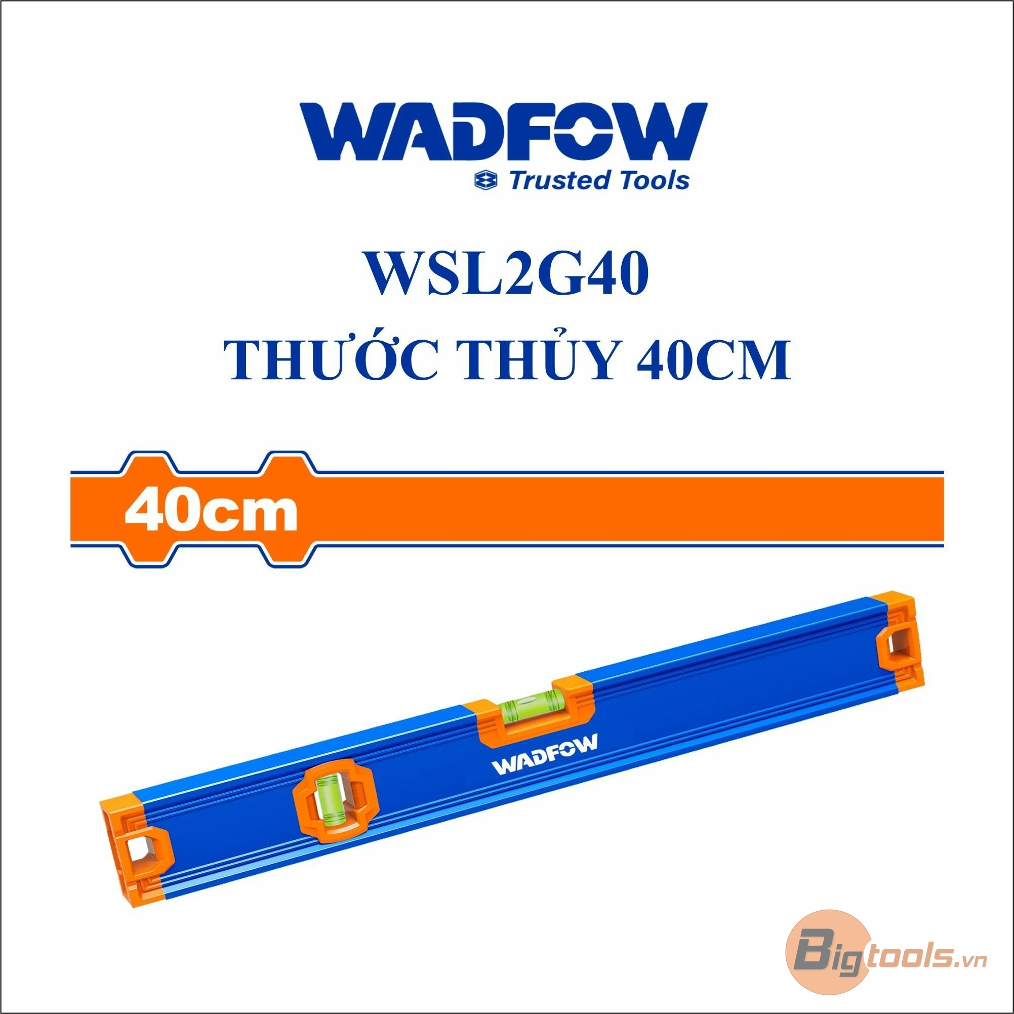 Thước thủy 40cm WADFOW - WSL2G40