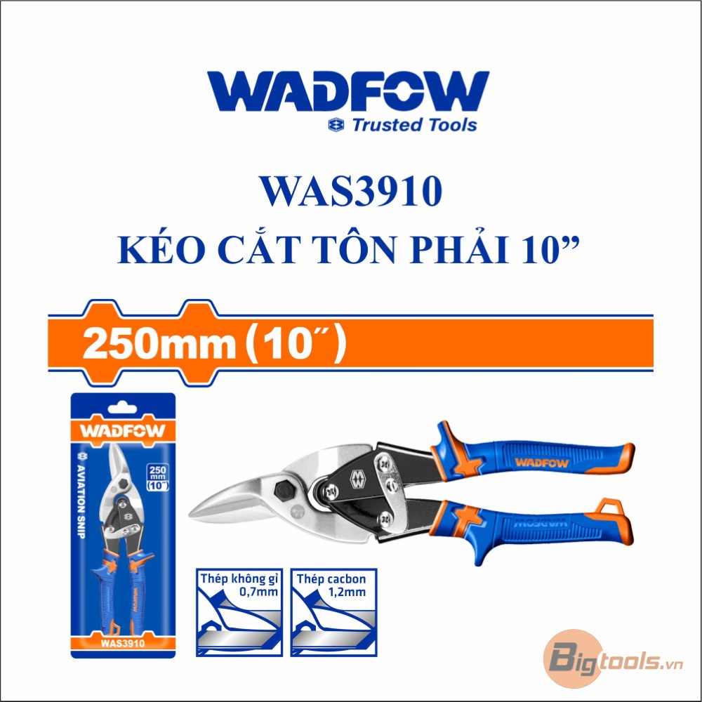 Kéo cắt tôn phải 10" WADFOW - WAS3910