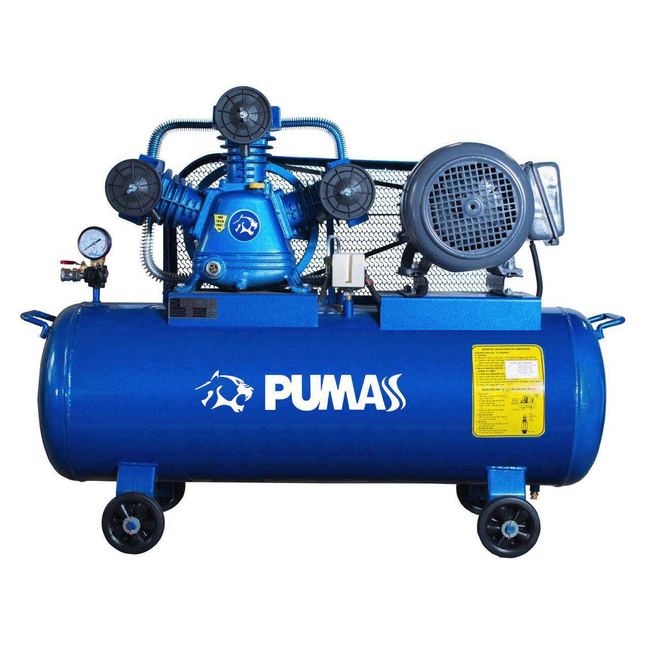 Máy nén khí gián tiếp PUMAS 3x65 (2Hp 97L)