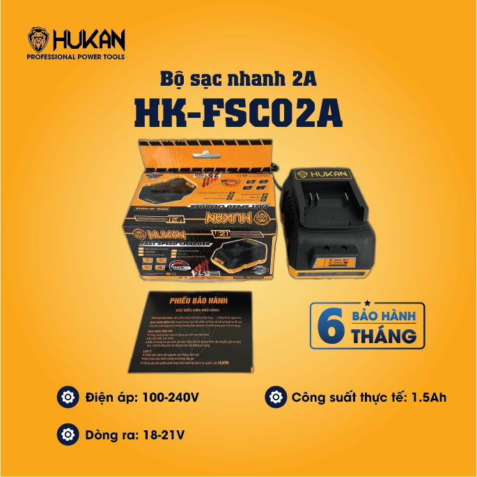 Bộ Sạc Nhanh 2A HUKAN - HK-FSC02A