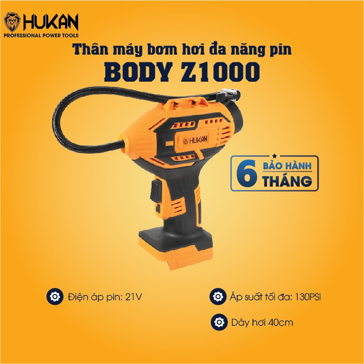 Thân Máy Bơm Hơi Đa Năng Pin HUKAN - BODYHK-Z1000