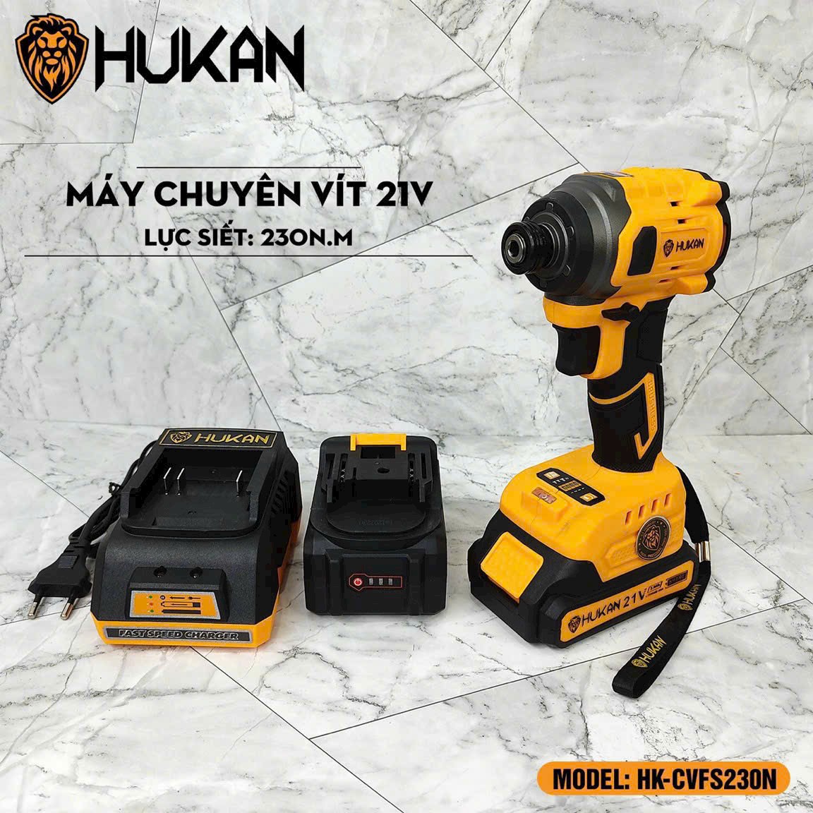 Máy Siết Vít Dùng Pin HUKAN - HK-CVFS230N