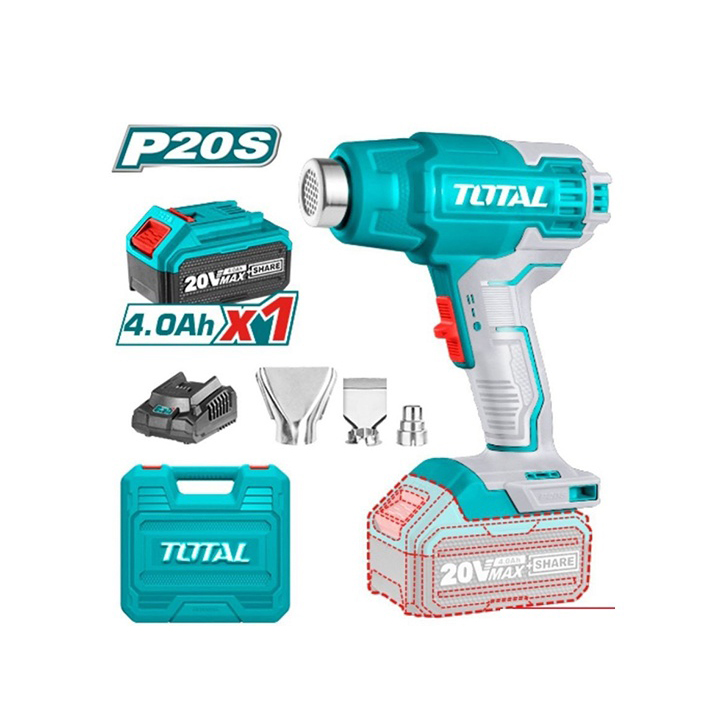Máy thổi nhiệt dùng Pin 20V TOTAL TBLI20025