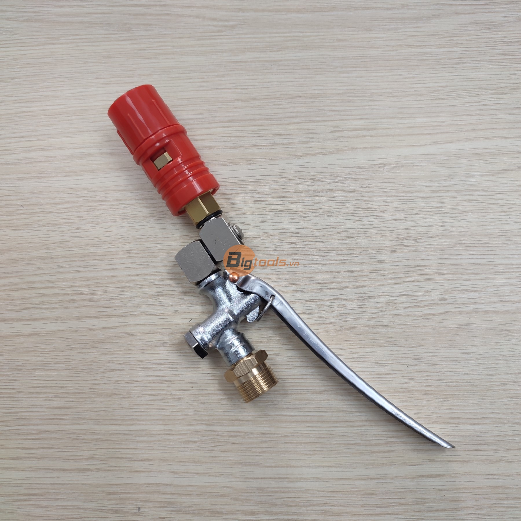 Bộ tay bóp xịt rửa máy lạnh xoay (Chân 22mm - Béc cam 2.5mm)
